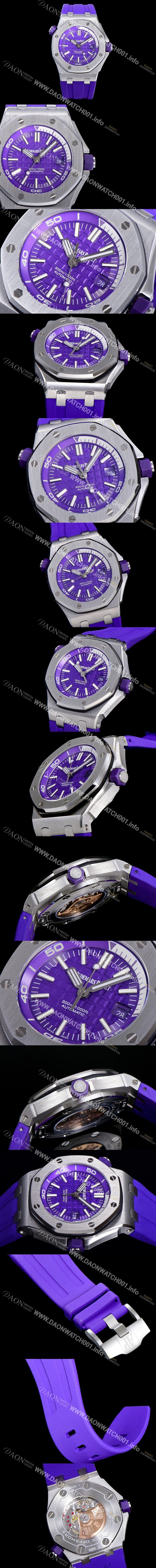 레플리카 [오데마피게] 남성용 옐로 세라믹 다이버!!로얄오크 오프쇼어15710ST.OO.A038CA.01 옐로 와플 다이얼 오토매틱 무브먼트 AUD12281