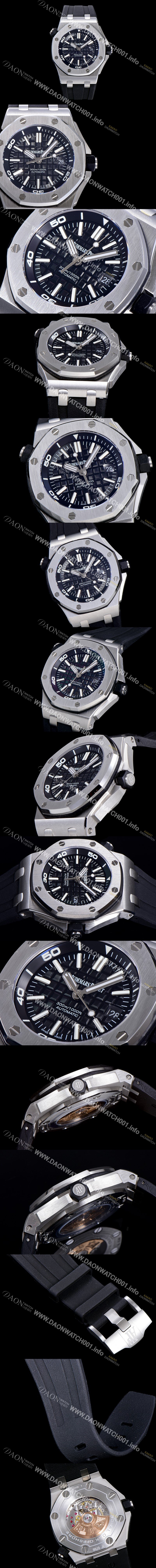 레플리카 [오데마피게] 남성용 옐로 세라믹 다이버!!로얄오크 오프쇼어15710ST.OO.A038CA.01 옐로 와플 다이얼 오토매틱 무브먼트 AUD12319