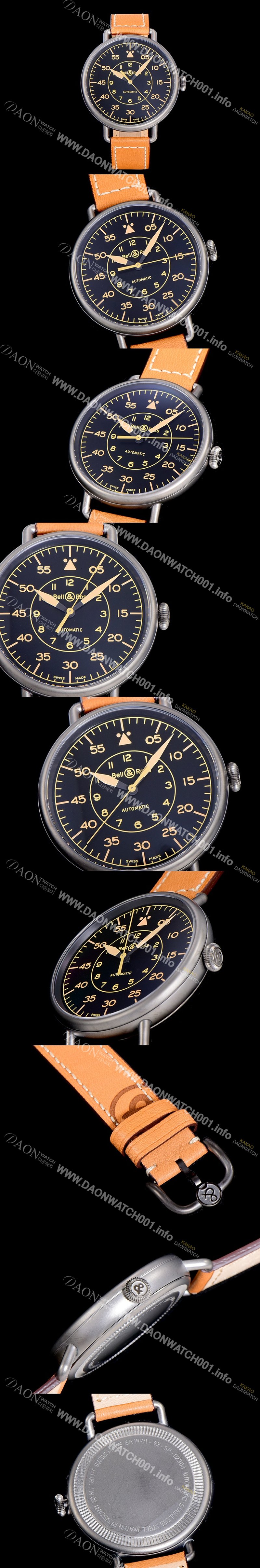 레플리카 [벨엔로스]남성용  빈티지 RWW192 45미리 오토매틱 블랙다이얼  BEL72924