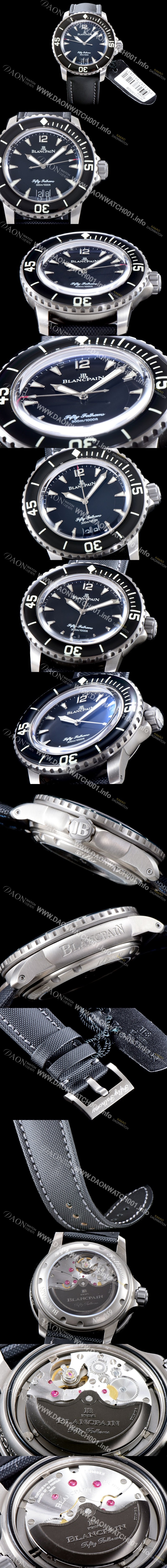 레플리카 [블랑팡] 남성용 피프티 패덤스 5050-12B30-B52A