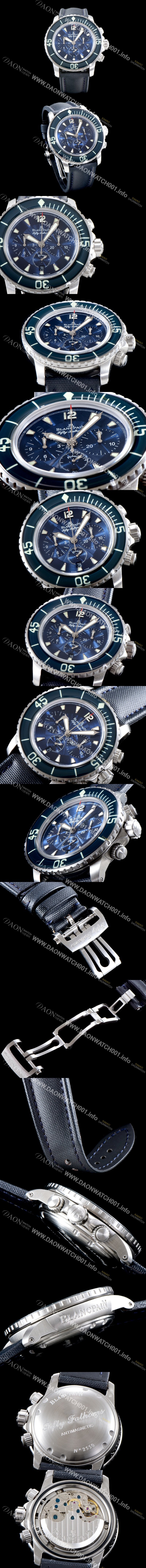 레플리카 [블랑팡] 남성용 베스트셀링!! 피프티 패덤스 5085FB-1140-52B