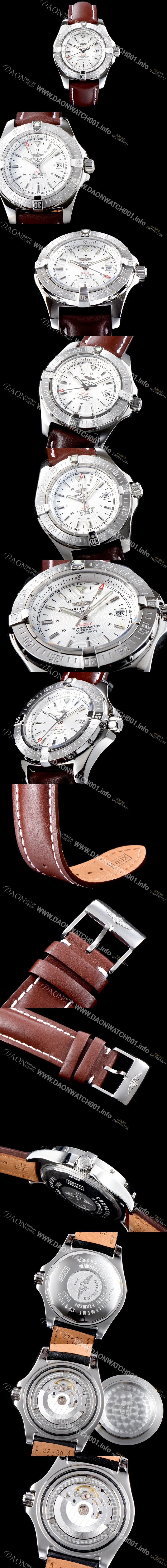 레플리카 [브라이틀링] 남성용 콜트 화이트 다이얼 오토매틱 무브먼트 BRE0215