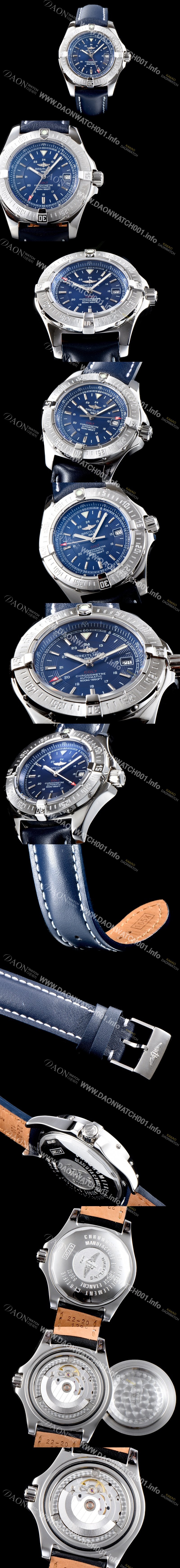 레플리카 [브라이틀링] 남성용 콜트 블루 다이얼 오토매틱 무브먼트 BRE0210