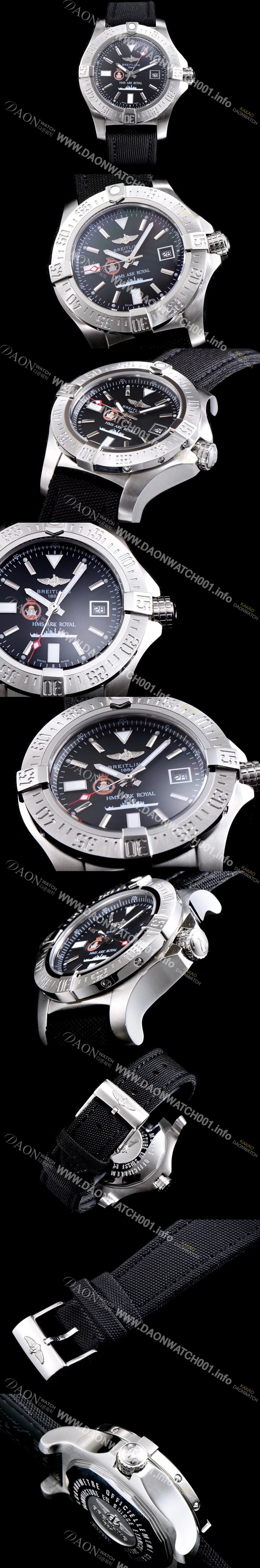 레플리카 [브라이틀링] 남성용 A1338111어벤져 씨울프 블랙 다이얼 오토매틱 무브먼트 BRE0204