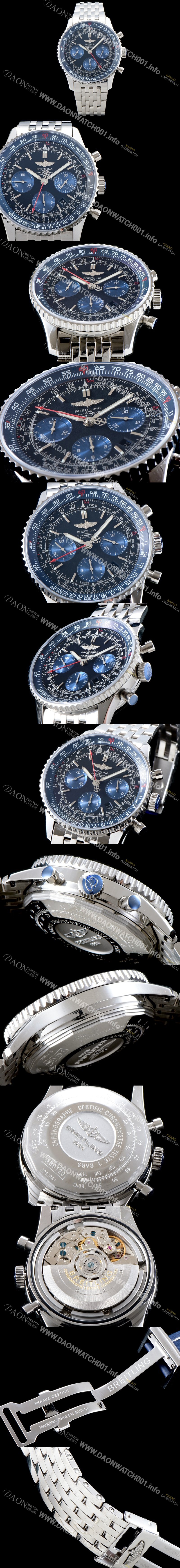 레플리카 [브라이틀링] 남성용 스틸-브레슬릿 모델 UP!! AB012116/BE09