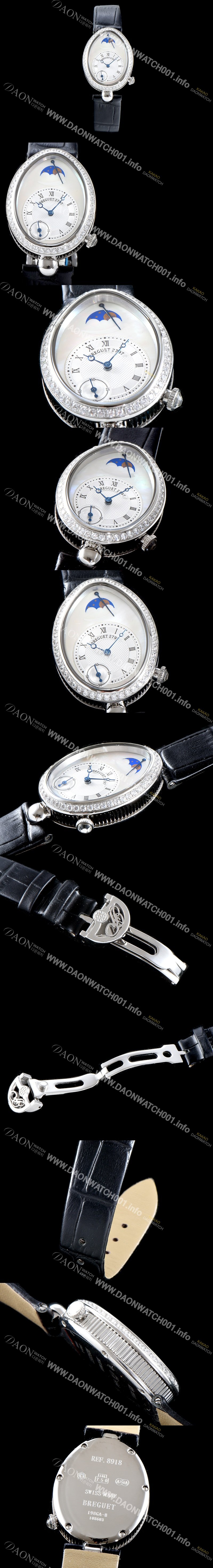 레플리카 [브레게] 여성용 헤리티지 2797 시리즈 쿼츠 화이트다이얼 BRG4200