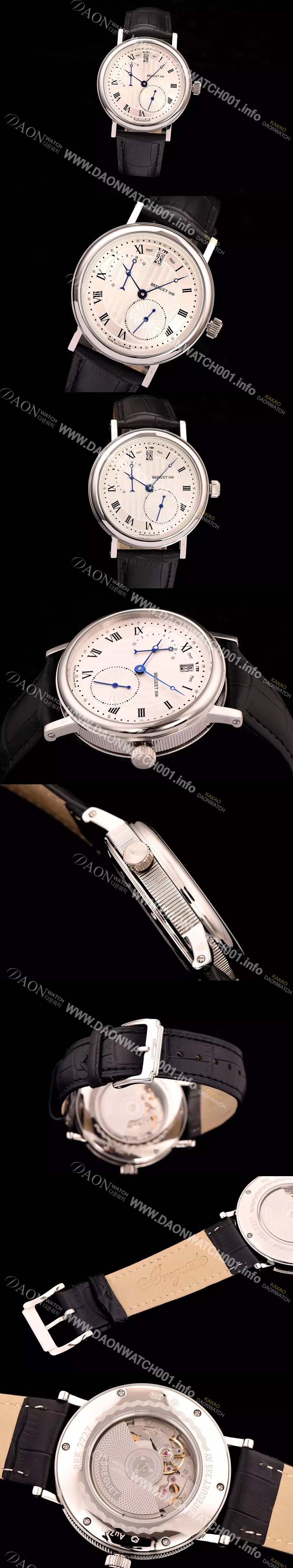 레플리카 [브레게] 남성용 오토매틱 998 시리즈 화이트다이얼 BRG4200