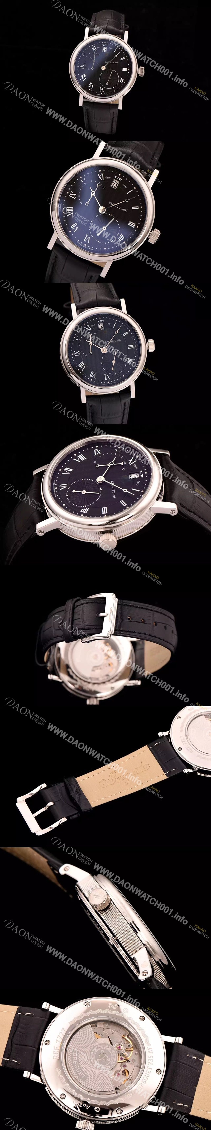 레플리카 [브레게] 남성용 오토매틱 998 시리즈 블랙다이얼 BRG4205