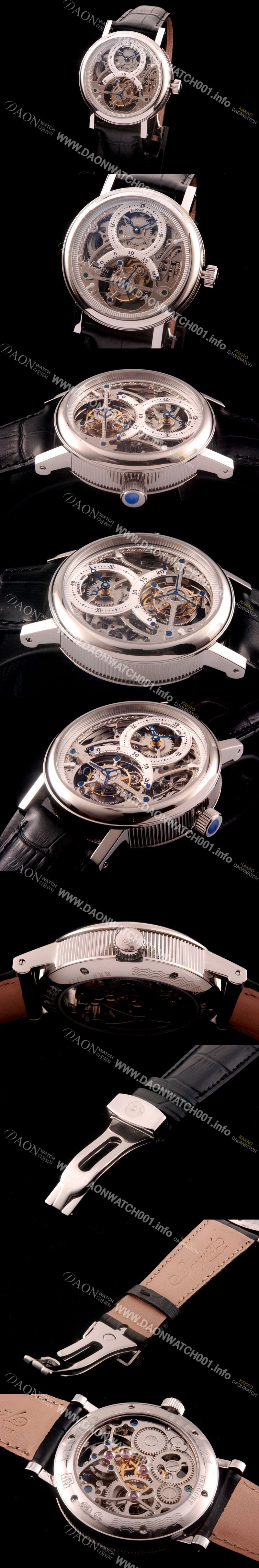 레플리카 [브레게] 남성용 VIP타입 리얼 뚜르비용!!클래식 그랜드 컴플리케이션 3355PT/00/986 스켈레톤 다이얼 투어빌론 탑재 무브먼 BRG0400