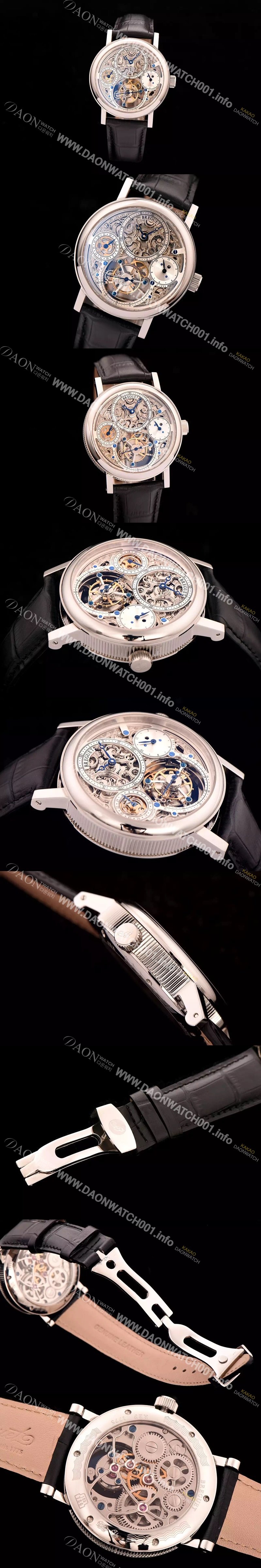 레플리카 [브레게] 남성용 VIP타입 리얼 뚜르비용!!클래식 그랜드 컴플리케이션 3755PR/1E/9V6 스켈레톤 다이얼 투어빌론 탑재 무브먼 BRG0444