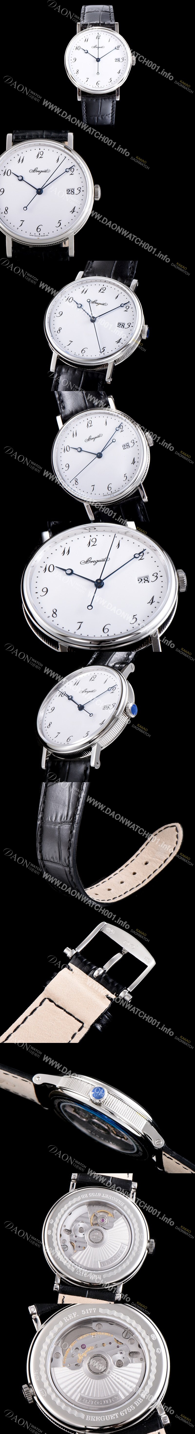 레플리카 [브레게] 남성용 클래식 5177BB/29/9v6 데일리 워치 화이트 다이얼 오토매틱 무브먼트 BRG0420