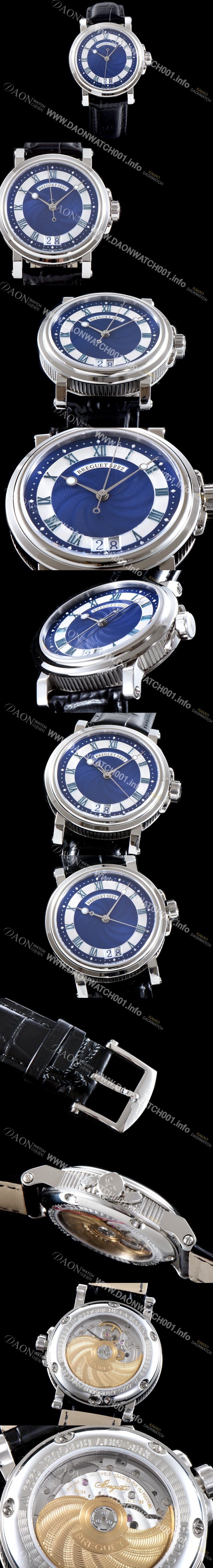 레플리카 [브레게] 남성용 마린 컬렉션 5817ST/Y2/SV0 빅데이트 독특한