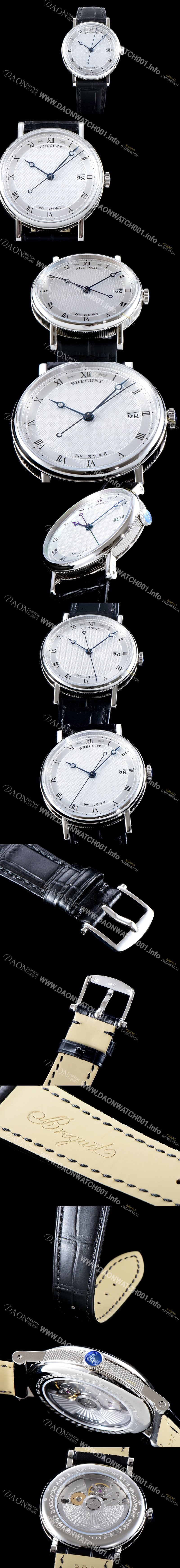 레플리카 [브레게] 남성용 업그레이드형!!클래식 5177BB/12/9V6 데일리 워치 실버 텍스쳐드 다이얼 오토매틱 무브먼트 BRG0412