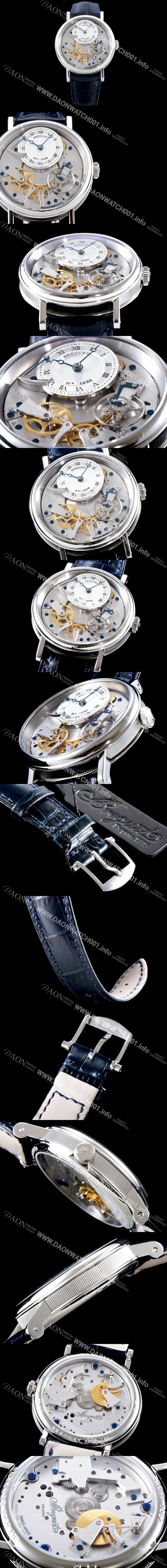 레플리카 [브레게] 남성용 최고의 퀄리티 완벽한 싱크로율 트레디션 7097BB/G1/9WU 신형 스켈레톤 다이얼 오토매틱 무브먼트 BRG0415