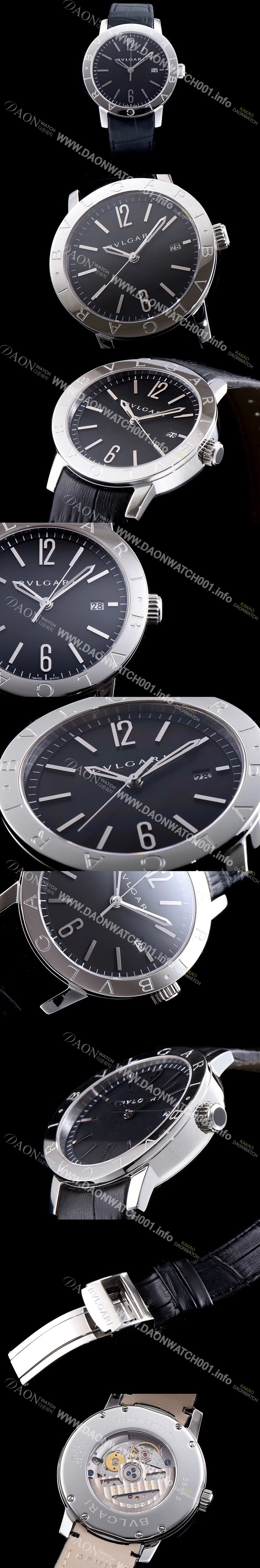 레플리카 불가리 소티리오 불가리 9015 오토매틱 무브먼트 블랙다이얼 BVL4223