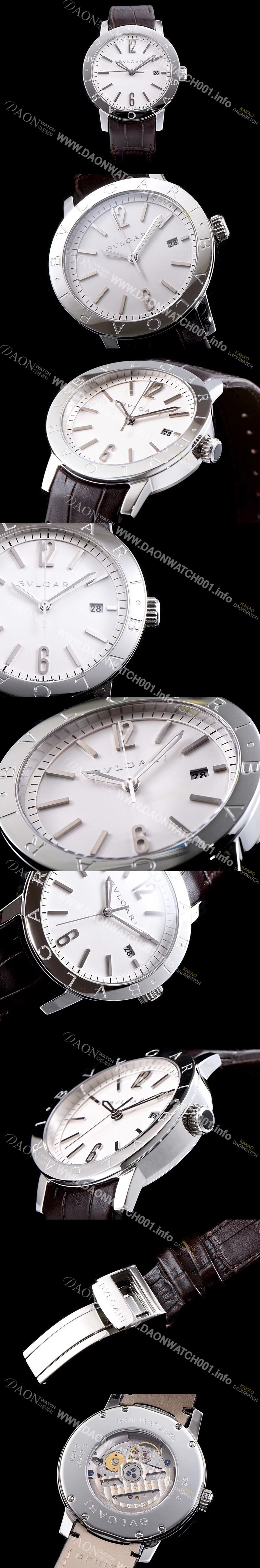 레플리카 불가리 소티리오 불가리 9015 오토매틱 무브먼트 화이트다이얼 BVL4225