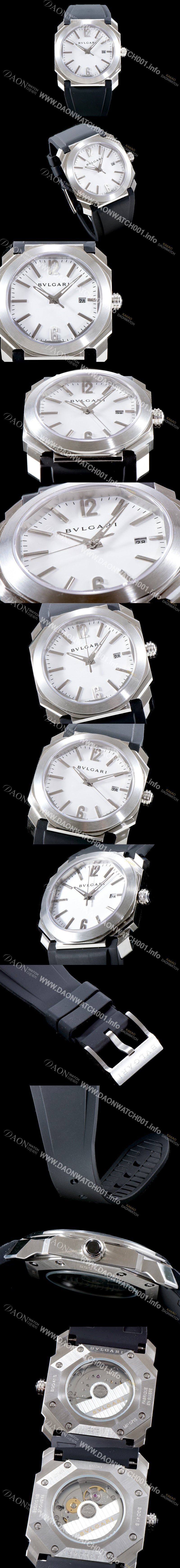 레플리카 [불가리] 남성용 옥토 베스트에디션 화이트 다이얼 오토매틱 무브먼트 BVL4304