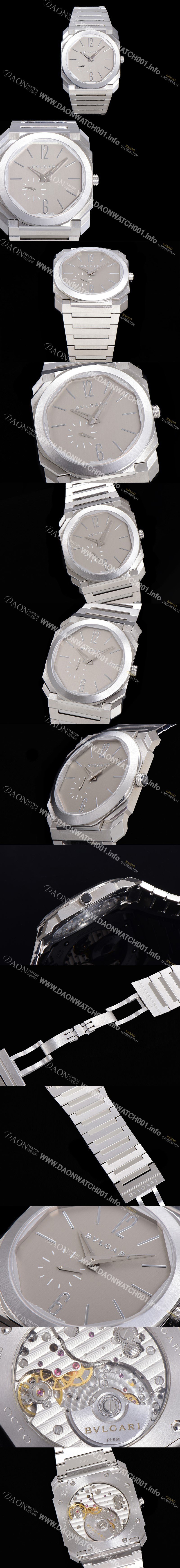 레플리카 [불가리] 남성용 불가리신상 옥토 103464 피니씨모 오토매틱 실버 다이얼 BVL43372