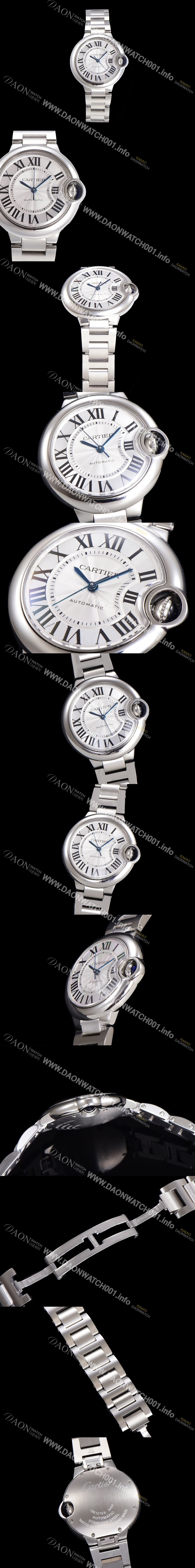 레플리카 [까르띠에] 여성용 신상 발롱블루 W6920071 화이트 다이얼 33mm 오토매틱 무브먼트 CAR0148