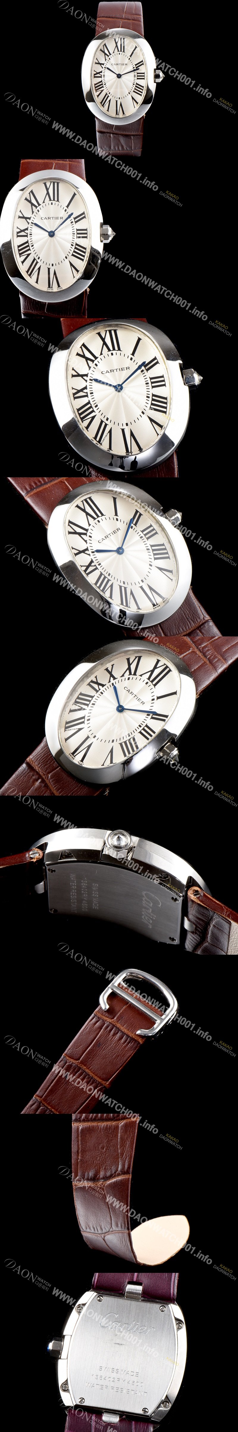 레플리카 [까르띠에] 여성용 베누아 스위스 쿼츠 화이트 다이얼 CAR0305