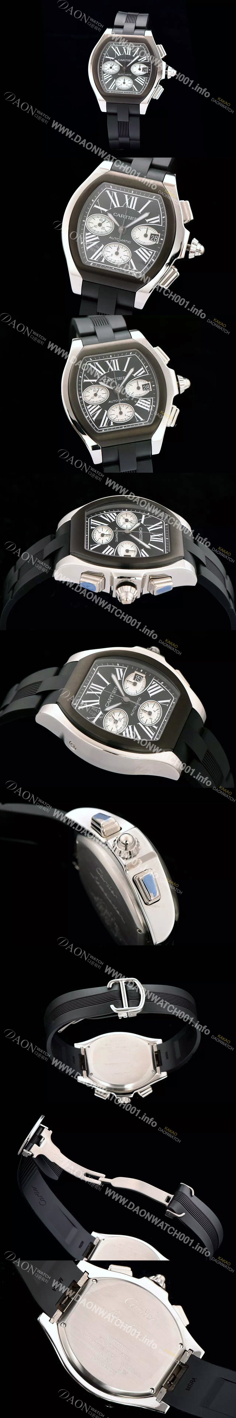 레플리카 [까르띠에] 남성용 로드스터 크로노그래프 다이얼 CAR0311