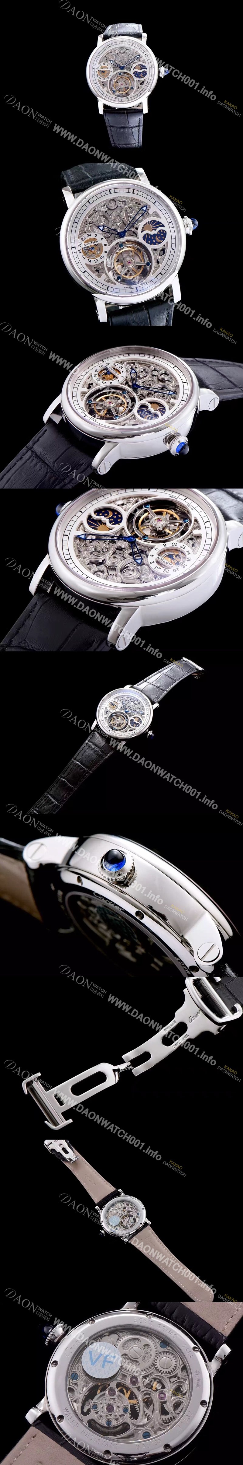 레플리카 [까르띠에] 남성용 로통드 드 까르띠에 투어빌론 시리즈 CAR0034