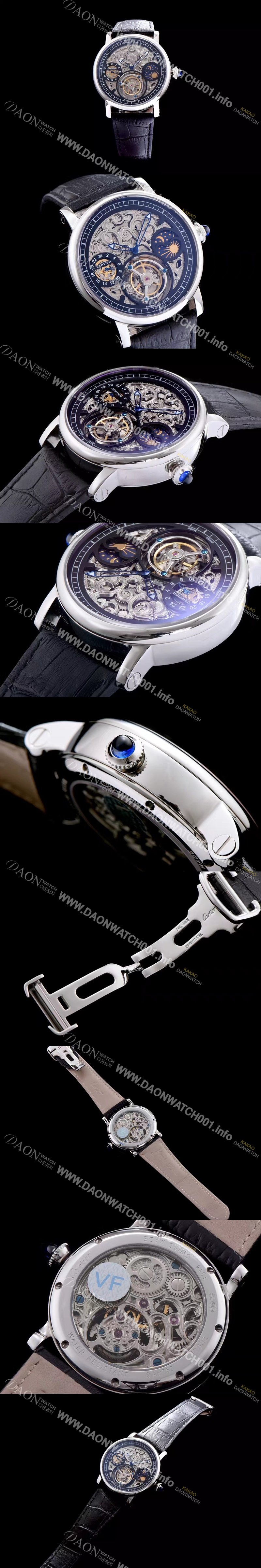 레플리카 [까르띠에] 남성용 로통드 드 까르띠에 투어빌론 시리즈 CAR0032