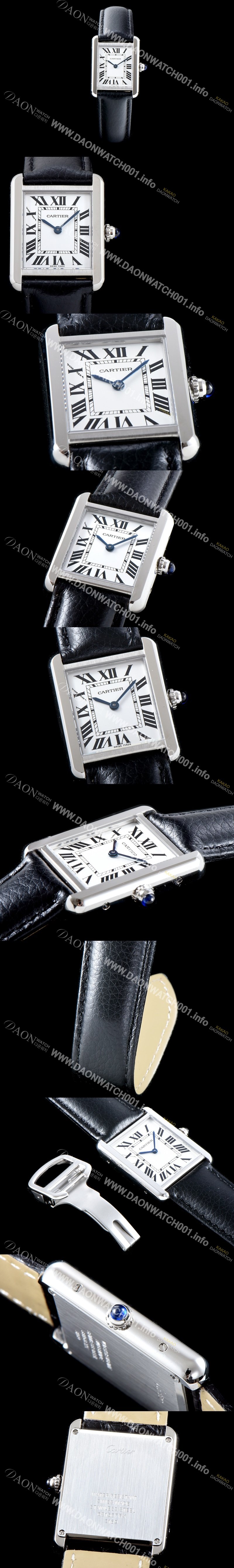 레플리카 [까르띠에] 여성용 탱크솔로 W1018355 베스트 에디션 탱크 화이트 다이얼 최고급 스위스 정품 쿼츠 무브먼트 CAR0101