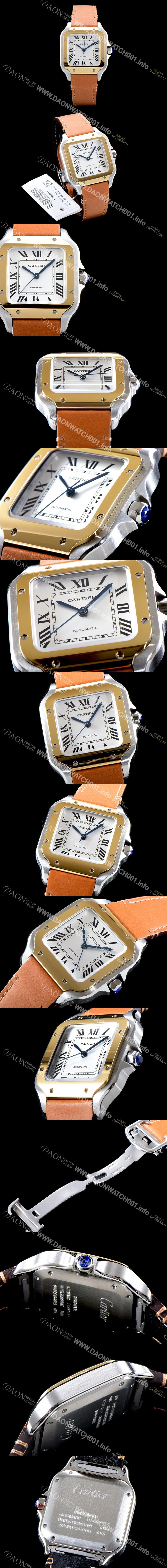 레플리카 [까르띠에] 남성용 산토스 드 까르띠 W2SA0007