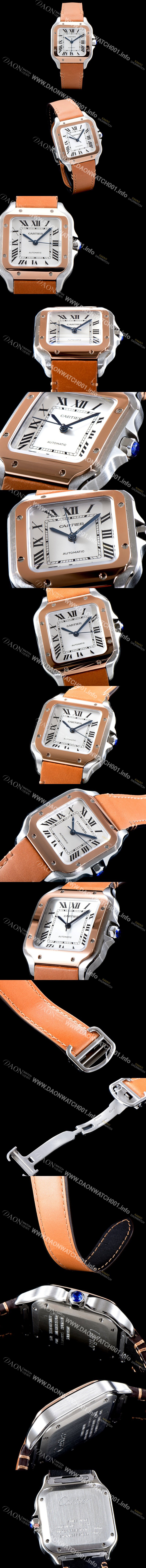 레플리카 [까르띠에] 남성용 산토스 드 까르띠 W2SA0007