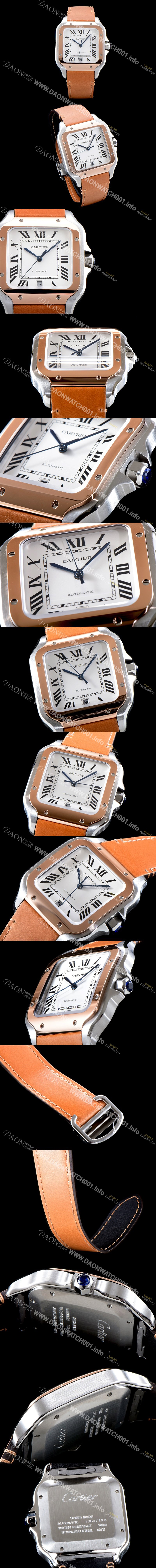 레플리카 [까르띠에] 남성용 산토스 드 까르띠 W2SA0006