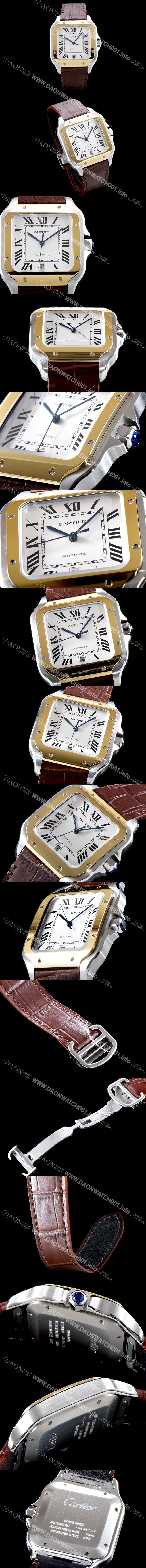 레플리카 [까르띠에] 남성용 산토스 드 까르띠 W2SA0006