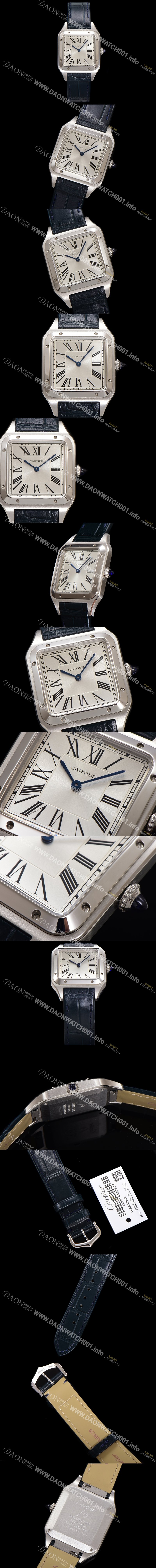 레플리카 [까르띠에] 남여공용 산토스 WSSA0022 쿼츠 43.5mm M 사이즈 화이트 다이얼 car69326