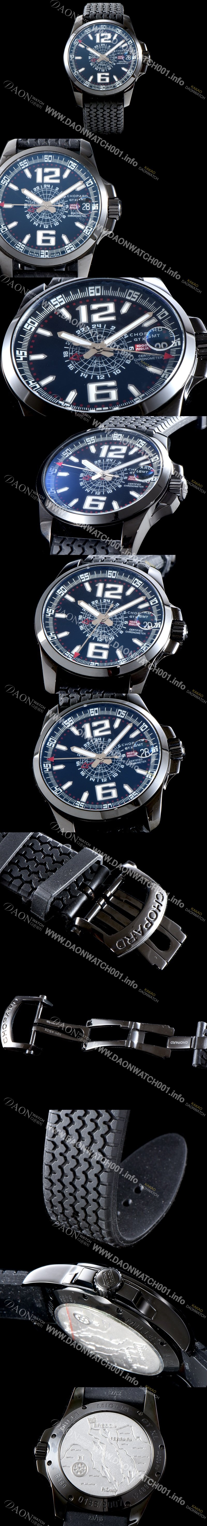 레플리카 [쇼파드] 남성용 밀레밀리아 블랙 다이얼 오토매틱 CHO0400