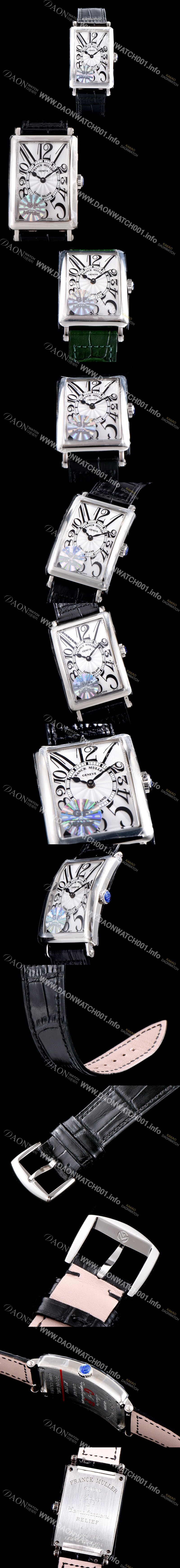 레플리카 [프랭크뮬러] 여성용 롱아일렌드 952 QZ 컬력션 화이트 썬더스트 다이얼 스위스 쿼츠 무브먼트 FRA0432