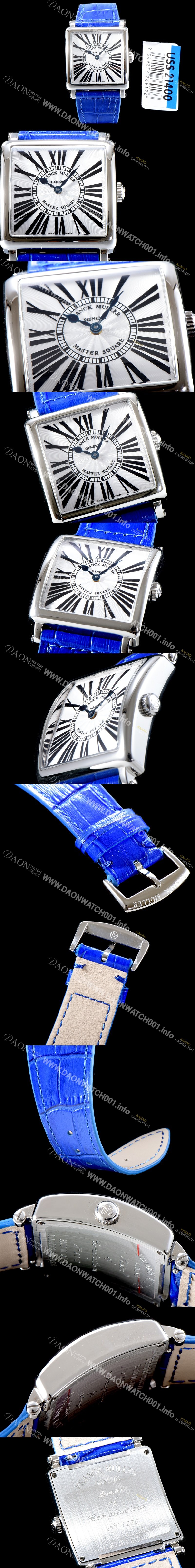 레플리카 [프랭크뮬러] 여성용 마스터 스퀘어6002 L QZ V 화이트 다이얼 스위스 정품 쿼츠 무브먼 FRA4401