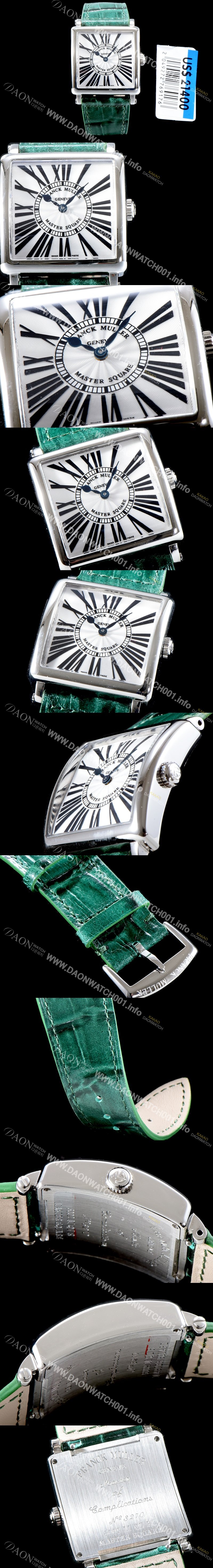 레플리카 [프랭크뮬러] 여성용 마스터 스퀘어6002 L QZ V 화이트 다이얼 스위스 정품 쿼츠 무브먼 FRA4400