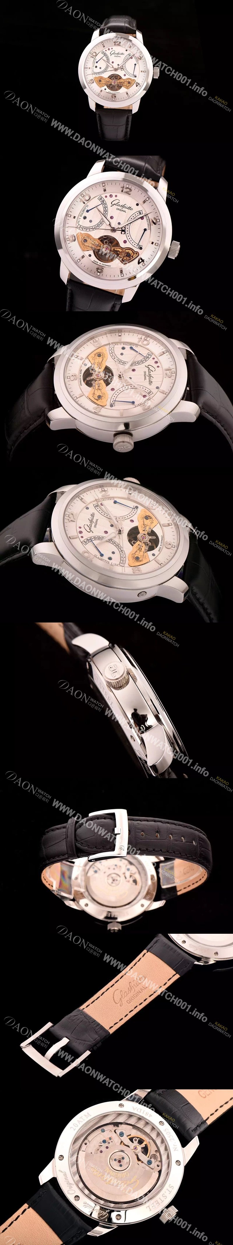 레플리카 [글라슈테 오리지날] 남성용 글라슈테 오리지날 시리즈 화이트다이얼 GLA423