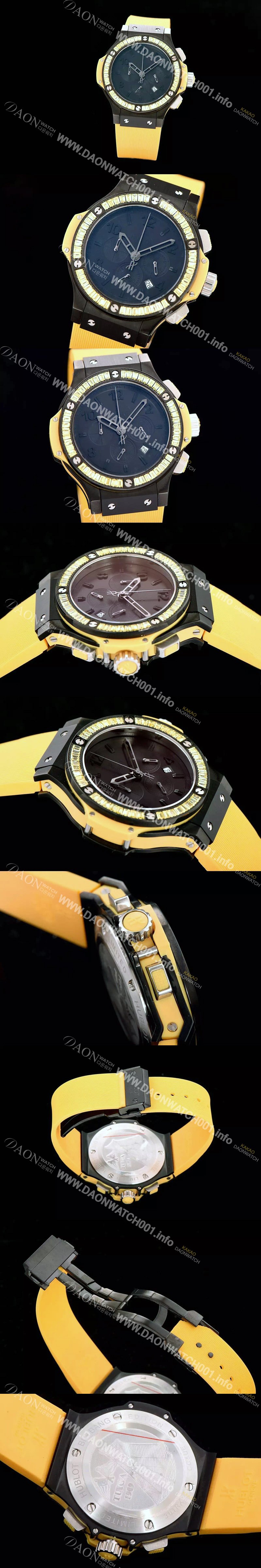 레플리카 [휴블렛] 여성용 빅뱅 에볼루션 쿼츠 38mm 블랙다이얼 버젼 HUB4201