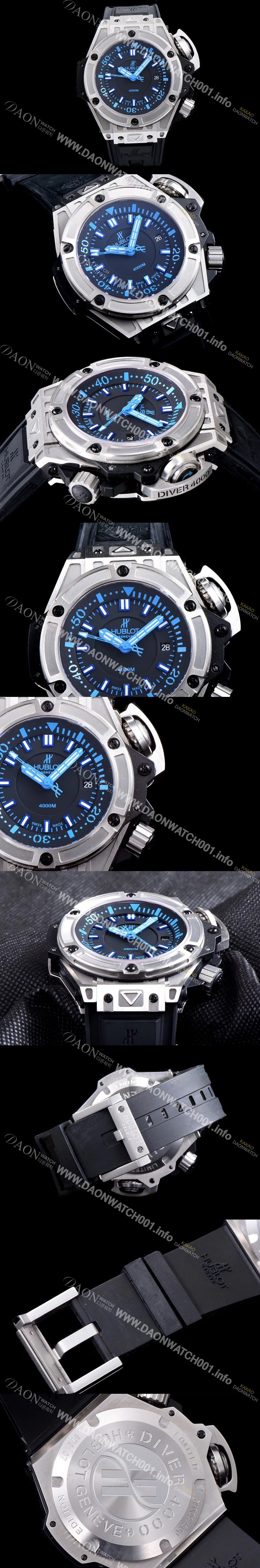 레플리카 [휴블렛] 남성용 빅뱅 킹파워 731.NX.1190.RX 최고급형 퍼펙트버젼 오셔노그래픽 4000 블랙 다이얼 오토매틱 무브먼트 HUB0415