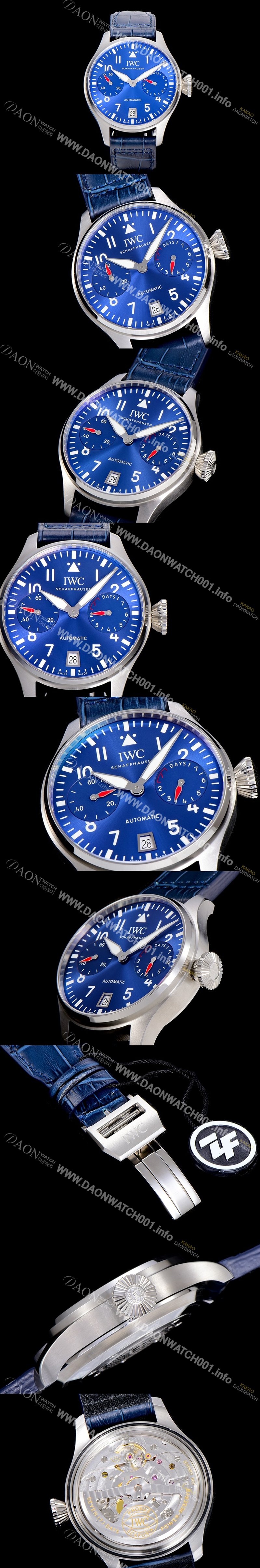 레플리카 [아이더블유씨]남성용  빅 파일럿 워치 46미리 IW501008 오토매틱 무브먼트 블루다이얼 IWC48492