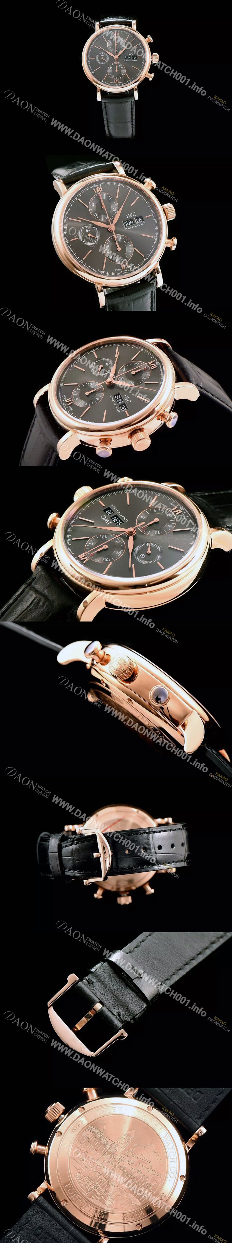 레플리카 [아이더블유씨] 남성용 포르토피노 7750 오토매틱 무브먼트 그레이다이얼 IWC0200