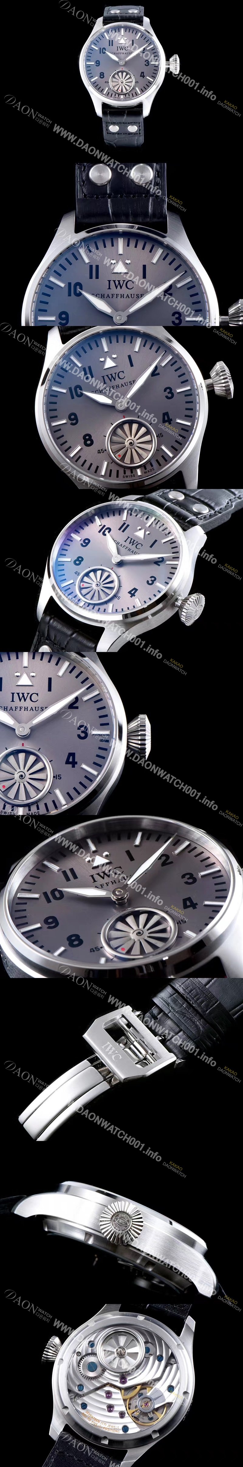 레플리카 [아이더블유씨] 남성용 빅 파일럿 마커스 뷸러 터빈 무브먼트 V6F 1:1베스트 에디션 그레이 다이얼 IWC0240