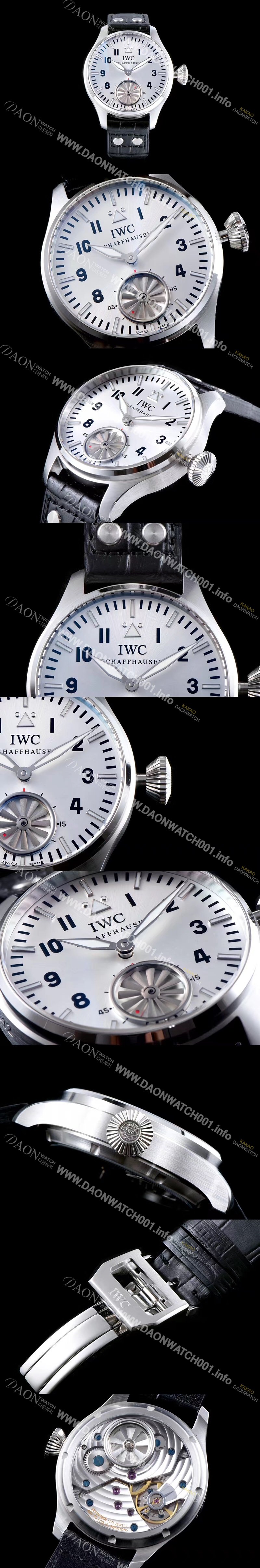 레플리카 [아이더블유씨] 남성용 빅 파일럿 마커스 뷸러 터빈 무브먼트 V6F 1:1베스트 에디션 화이트 다이얼 IWC0220