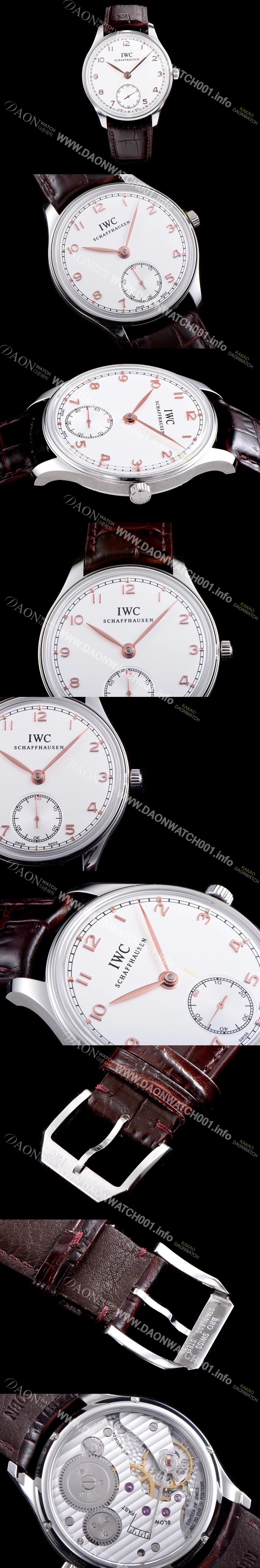 레플리카 [아이더블유씨] 남성용 포르투기즈 최고급버전 IW545408 화이트 다이얼 IWC0201