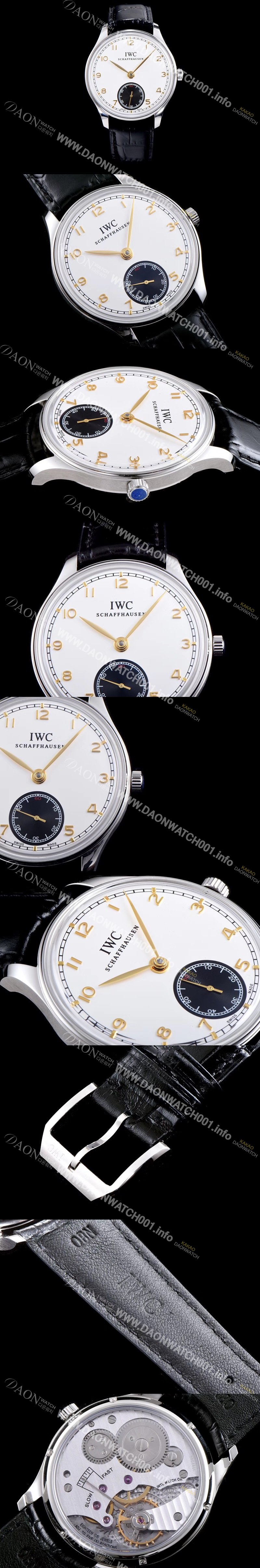 레플리카 [아이더블유씨] 남성용 포르투기즈 최고급버전 IW545405 화이트 다이얼 IWC0200