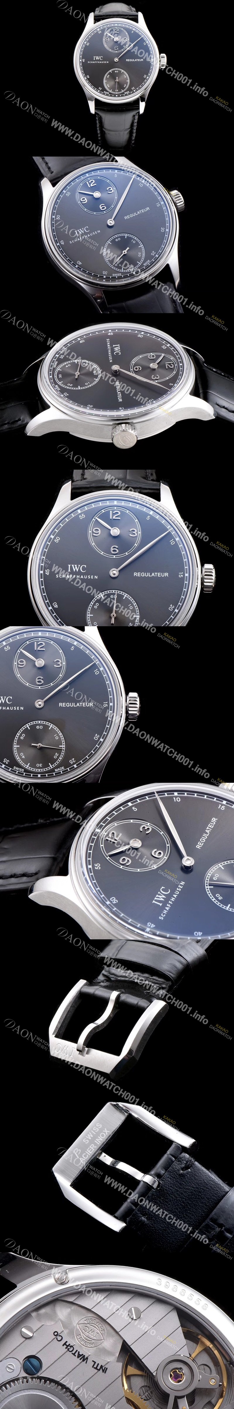 레플리카 [아이더블유씨] 남성용 포르투기즈IW544404모델 블랙 다이얼 IWC0102