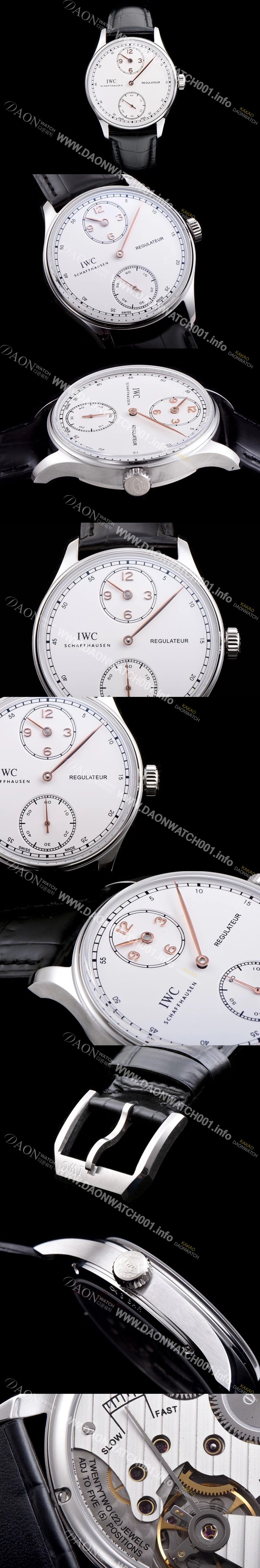 레플리카 [아이더블유씨] 남성용 포르투기즈IW544403모델 화이트 다이얼 IWC0100