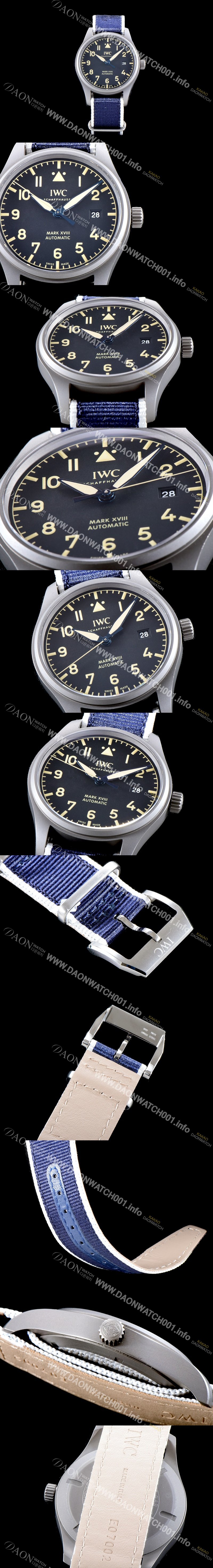 레플리카 [아이더블유씨] 남성용 파일럿 워치 마크 XVIII 헤리티지 IW327006