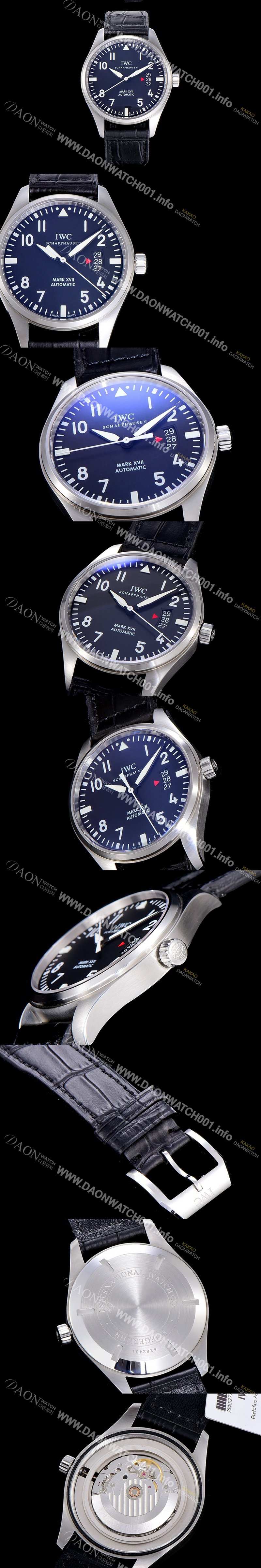 레플리카 [아이더블유씨]남성용 파일럿 IW326501 마크17 41mm 오토매틱 블랙 다이얼 IWC10770